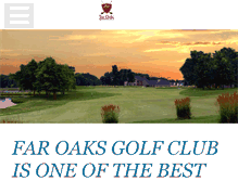 Tablet Screenshot of faroaksgolf.com